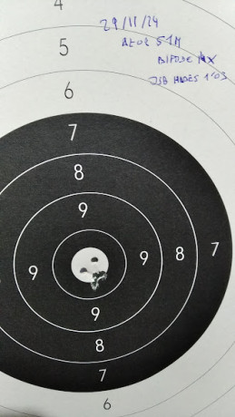 Bueno, para animar el foro un poco, propongo colgar fotos de dianas y arma usada para ello, pudiendo ser 41