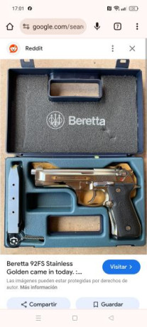 Buenas a todos , busco pistola beretta stains golden la edición limitada de beretta 92fs si alguien quiere 00