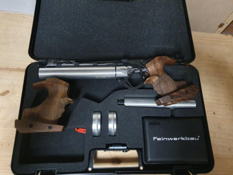 VENDIDA

Feinwerkbau P8X, em excelente estado com dois cilindros válidos até MAR2032. A arma encontra-se 00