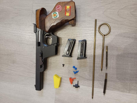 Walther GSP 22 LR, la de toda la vida,   en muy buen estado   con ayuda para cargar y botones para modificar 01