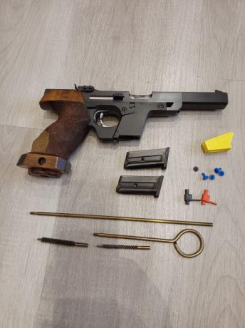 Walther GSP 22 LR, la de toda la vida,   en muy buen estado   con ayuda para cargar y botones para modificar 00