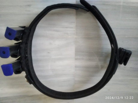 Vendo cinturón Gost, con tres porta cargadores, cargadores y pistolera, todo para pistola SPS Plus 9mm. 12
