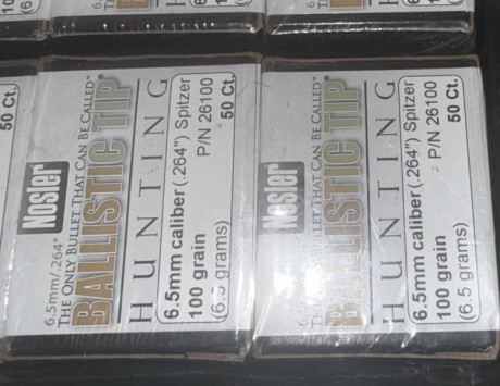 Tengo puntas nolser .264 110 grain 00