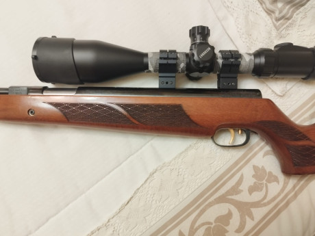 Hola pongo a la venta una hw97 en calibre 5,5,la carabina está totalmente revisada y engrasada,se ha pulido 12