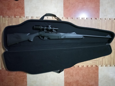 Hola compañeros, vendo rifle semiautomático Benelli Argo E Comfortech calibre 338 wm y monturas Apel. 00