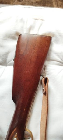 Vendo fusil de chispa marca AMR, calibre 69.
500€ portes no incluidos, está en Cartagena.
Contacto solo 12
