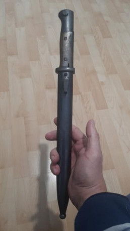 Buenas compañeros, vendo bayoneta española M1944 o Cuchillo Bayoneta Standard Modelo Español. Esta bayoneta 02