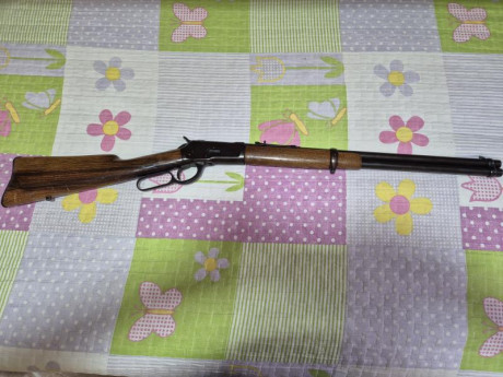 Vendo carabina Tigre corto 44-40 con funda de cuero,por no usarlo rebajado  400 Euros. Mas portes. Esta 01