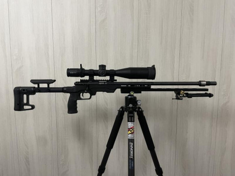 En venta carabina para PRS Savaje MK II FVT .22 LR con cañón de 21”, con sintonizador incorporado,montada 00
