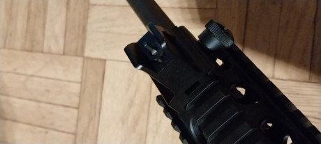 Vendo carabina MP15 cal 22 culata retráctil, en Madrid,  portes no incluidos.
Con 1 cargador extra. 10
