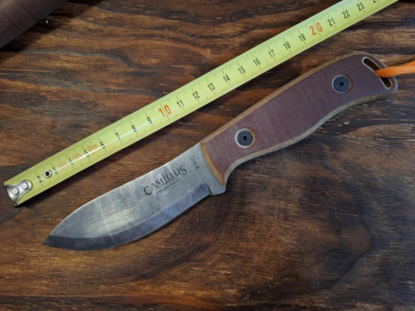 *SE VENDE:* 

Cuchillo marca CAMILLUS modelo Bushcraft, made in USA. 
Usado en buen estado, hoja marcada 02