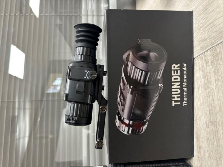 Vendo termico HikMicro Thunder MM 384x88. Incluyo el adaptador ocular de goma, el acople rapido para visor 01