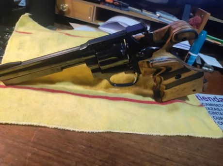 Vendo MANURHIN.MR.38.MATCH. 5'' 3/4 calibre 38 special en maletin original. Cacha anatomica talla M.Buenisimo 10