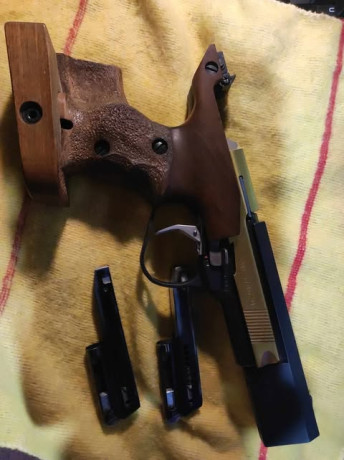 Vendo UNIQUE DES/96-U 22LR con  dos cargadores, libro de instrucciones para regulacion disparador a gusto 12