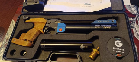 Pistola walther LP300(VENDIDA)

-Con dos botellas...la original caducada pero va perfectamente...y otra 00