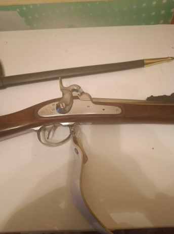 VENDO Mosquete ARMI CHIAPPA SPRINGFIELD 1847 de cañón corto de 3 estrias, calibre 69 con apenas uso!!! 21