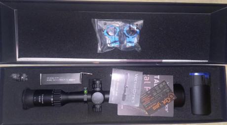 VENDIDO - Vendo visor Vector Optics serie Continental, modelo SCOL-22T / 5-30x56.
Está prácticamente nuevo, 10