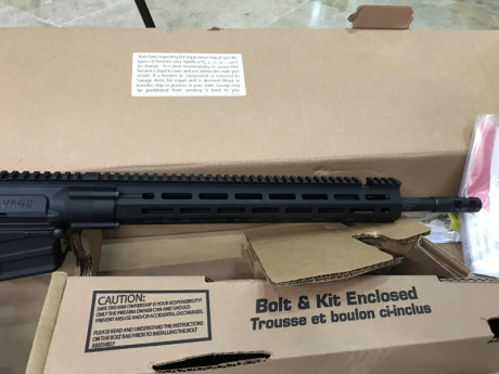 AR10 semiautomático SAVAGE, perfecto estado mecánico y estético, precisión SUBMOA (ver fotos). Construido 00