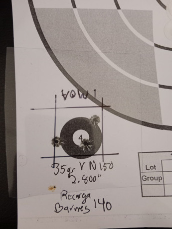 AR10 semiautomático SAVAGE, perfecto estado mecánico y estético, precisión SUBMOA (ver fotos). Construido 10