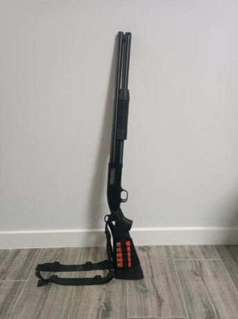 Vendo mossberg maverick 88, solo probada y guardada en armero, 400 € no negociables, el arma esta en Valencia, 12