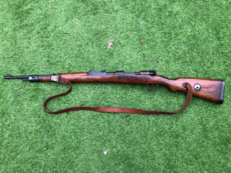 VENDIDO este raro rifle K98 con código "ax" fabricado por Feinmechanische Werke en 1940. Se 00