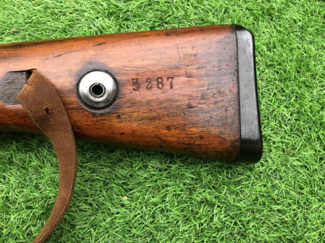 VENDIDO este raro rifle K98 con código "ax" fabricado por Feinmechanische Werke en 1940. Se 30