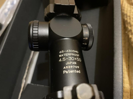 Se vende visor Bushnell Elite 6500. De 4,5-30 x 50 con retícula Mil-Dot,con su caja original. En las fotos 00
