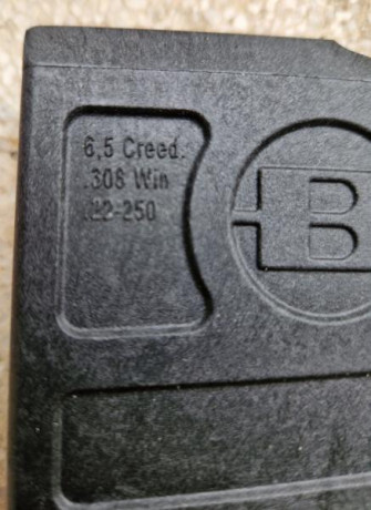 Hola, vendo dos cargadores Bergara tipo AICS para acción corta: 308 Win, 6.5 Creedmoor, 243 Win, 22-250. 01