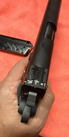 Pistola Colt 1991 A1 Serie 80  calibre 9mm. Cachas originales de goma, mas otras de madera. Dos cargadores 00