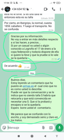 Muy buenas a todos.

Me ha dado por continuar vendiendo mi excedente de empuñaduras. Ayer abri la caja 41