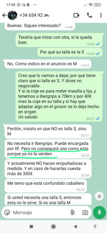 Muy buenas a todos.

Me ha dado por continuar vendiendo mi excedente de empuñaduras. Ayer abri la caja 40