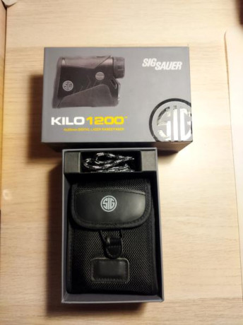 Vendo telémetro Sig Sauer kilo 1200.
Está completamente nuevo.
Caja original, funda, cordón para colgar.
Precio 01