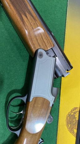 De un buen amigo.Express superpuesto Blaser BB97 Classic calibre 30R. Doble gatillo articulado de precisión. 10