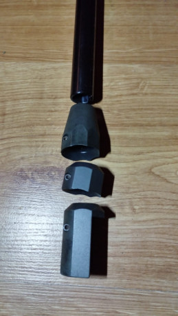 Vendo el cañon completo, con enganche para soporte y contrapesos. 
Para los que quieran mecanizarlo, gran 00