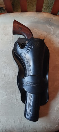 Vendo revolver Remington SANTA BARBARA con cartuchera, comprada en EE.UU.
Punto de mira ajustado a 25 02