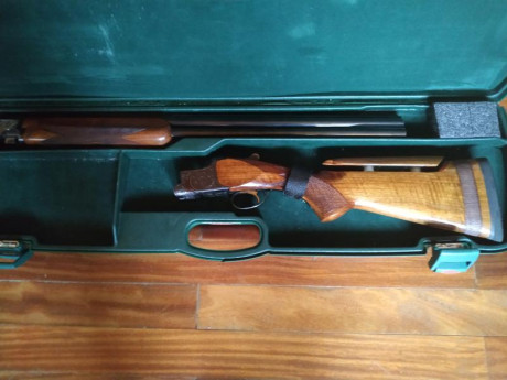 Vendo escopeta superpuesta miroku calibre 12 
Un arma de tiro pichón o caza estrellas cuatro y tres 
Cañón 00