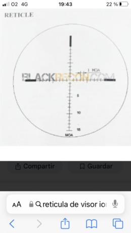 Vendo lote de competición para carabina:
Visor Ior Valdada 36x42 con anillas y parasol 
Retícula en imagen 02