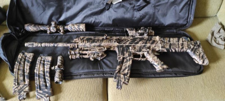 Hola,saco este nuevo tema,pues como yo,muchos de vosotros,amantes de las armas de corte tactico del 22,customizais,vestis,adornais 100
