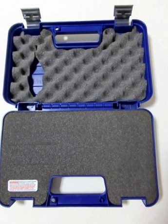 VENDIDO
Pongo a la venta estuche rígido arma corta Smith & Wesson Large Azul sin estrenar. 02