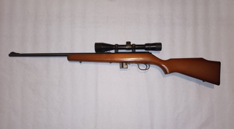 se vende carabina Marlin de cerrojo. Modelo 925 22magnun, 350€ mas portes, se incluye visor.


saludos, 00