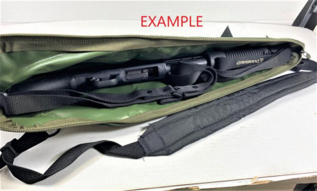 VENDO:

 -- FUNDA ARMA LARGA U.S., sin poder especificar arma.

 -- SIN USO, como nueva.- 

 -- MATERIAL: 112