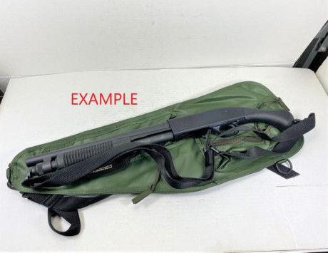 VENDO:

 -- FUNDA ARMA LARGA U.S., sin poder especificar arma.

 -- SIN USO, como nueva.- 

 -- MATERIAL: 110
