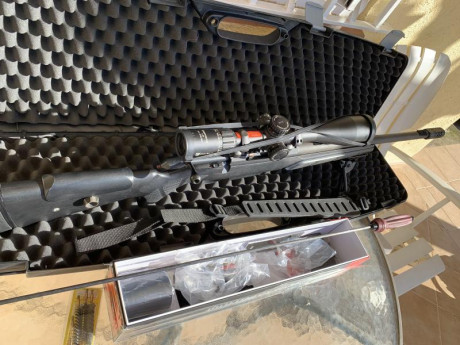 Vendo Rifle Tikka T3 Tactical , calibre 308 win , cañon varmint , freno de boca , cargador de 5 balas 01