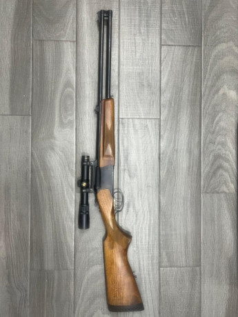 Hola.

Vendo rifle Baikal IZH94 superpuesto en calibre 30-06. Con rail picantinny de acero, monturas Warne 00