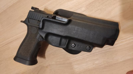Sig Sauer P320 X Five Legion, usada únicamente en precisión, cañón Bull Barrel 5",incluyo además 30
