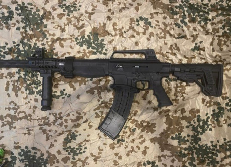 SE VENDE ESCOPETA CALIBRE 12/76 HATSAN ESCORT 12.
APENAS SIN USO, NO MÁS DE 50 DISPAROS.
INCLUYO CARGADORES 01