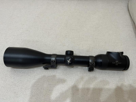 Se vende visor Swarovski Z6i de 2,5-15x56 en perfecto estado y muy cuidado. Se vende solo el visor, las 01