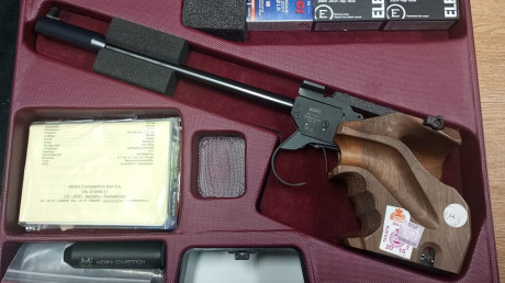 1. Pistola Pardini calibre 32, **RETIRADA DE LA VENTA**

2. Pistola Morini CM84e, **V E N D I D A**.

3. 01