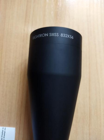 Vendo visor Sightron s3 8-32x56.
Retícula iluminada en segundo plano.
Fabricado en Japón.
Garantía de 02