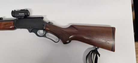 Se vende rifle Marlin modelo y calibre 444. El número de serie empieza por 91... por lo que es de los 01